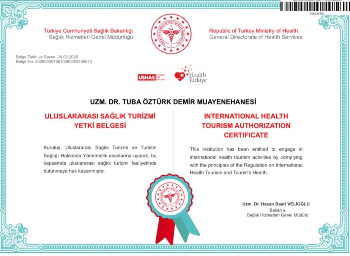 Uluslararası Sağlık Turizm Yetki Belgesi